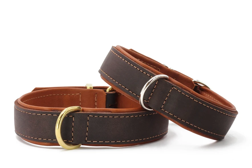 Halsband Klassik Premium Cognac – Bild 2